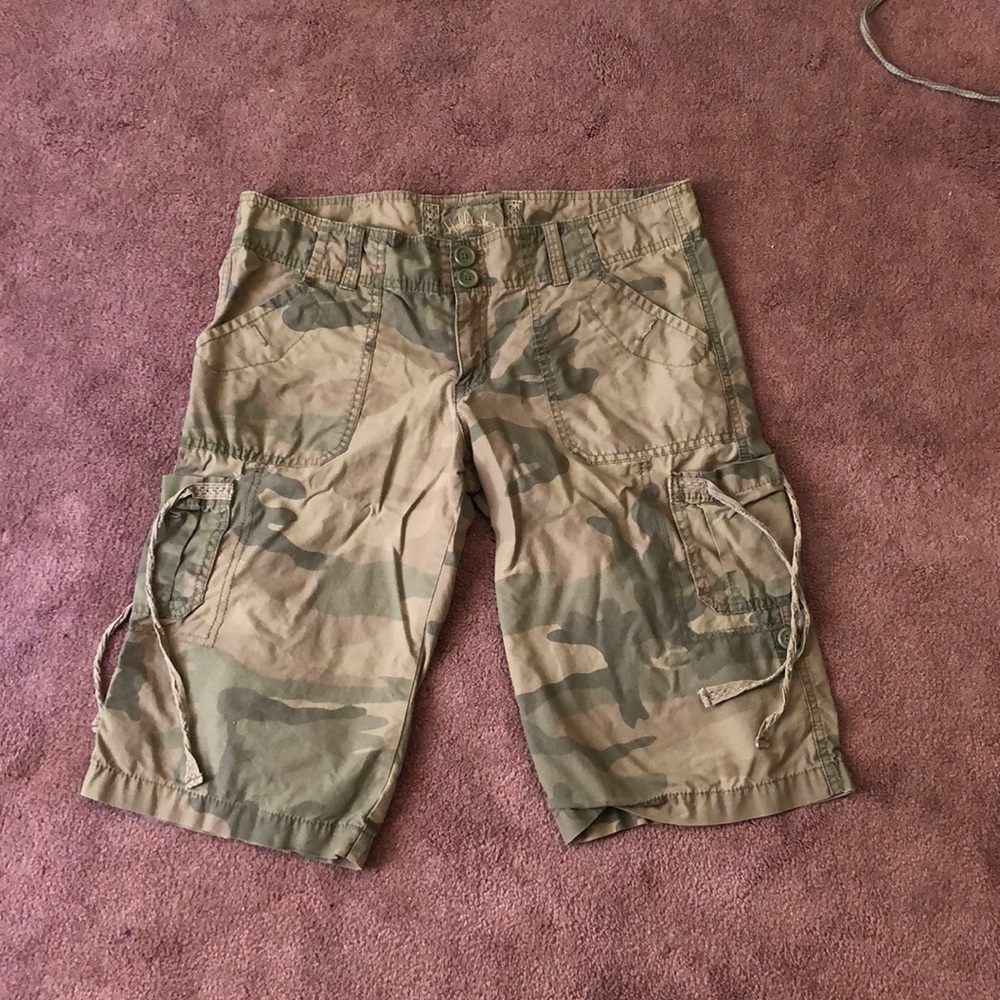 Camouflage capris from Hollister